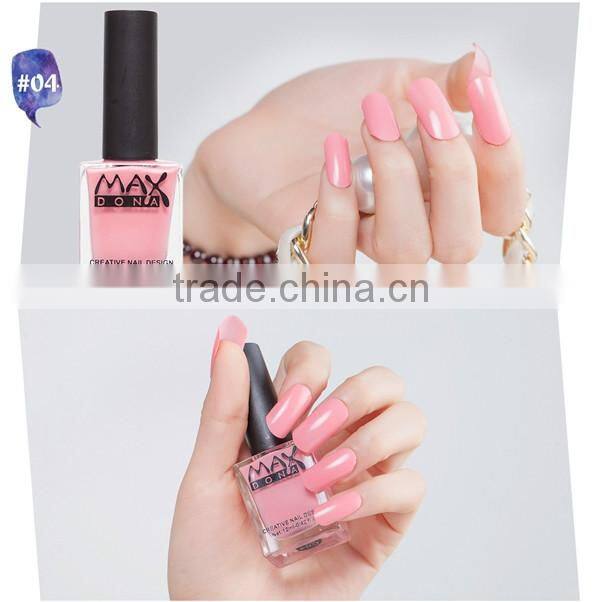 2016 new fashion peel off water based nail polish accept OEM