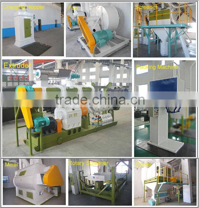 SS High efficiency Floating fish feed Extruder