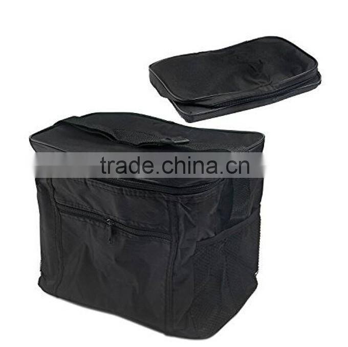 Insulated Bag Lunch Tote Bag Box Cooler Bag Black Color