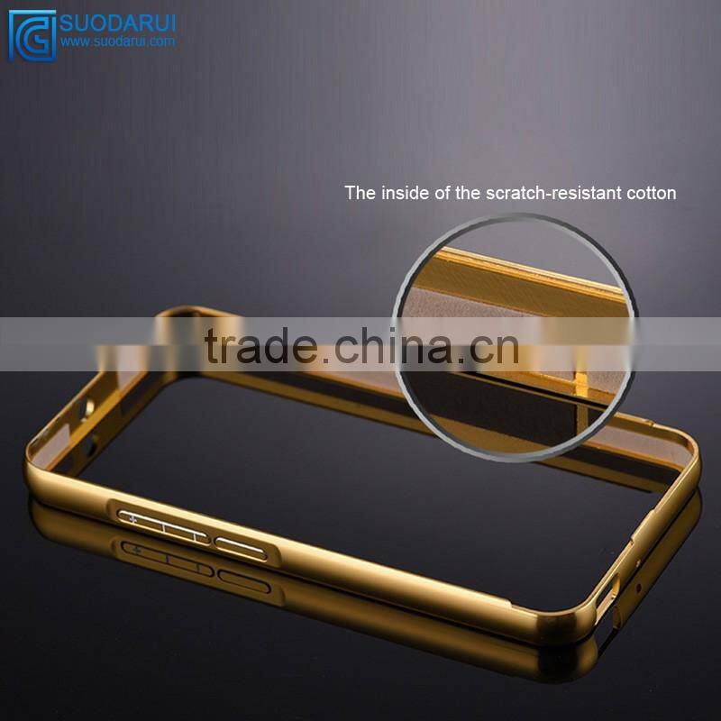 Luxury design mirror case For Huawei Play 5s aluminum 24k metal mirror hard back cover