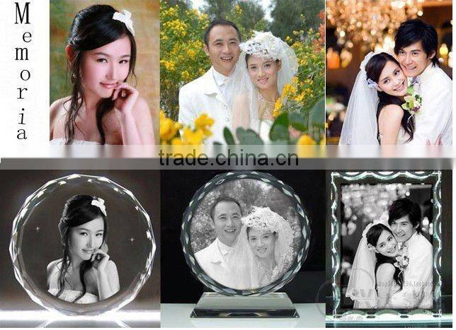 beautiful small crystal frame photo image