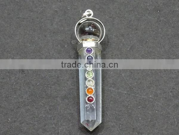Bonded Chakra Carved Angel Wand