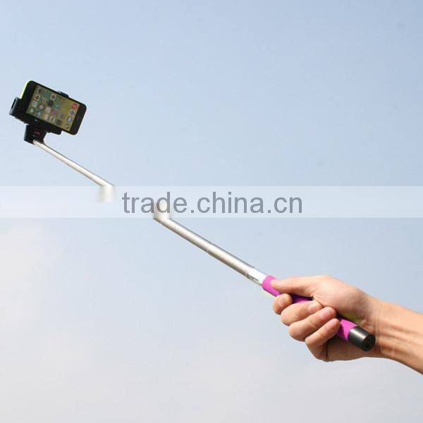 low price high quality Extendable Handheld Selfie Stick Monopod for Smartphone digital camera wireless Bluetooth Selfie Stick