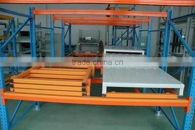Factory Push Back Rack Shelving Available