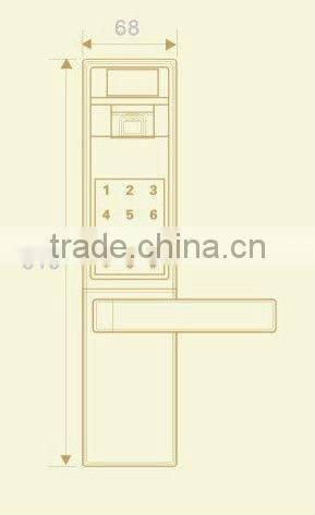 Electronic Password Protected lock system high security fingerprint lock for office Home,APartment,Office etc