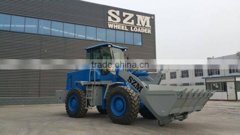 3 ton SZM top brand construction wheel loader for sale