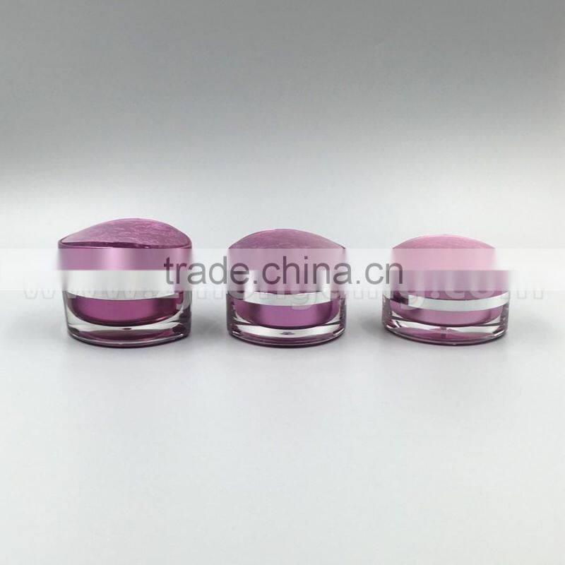 15ml 30ml 50ml 80ml 120ml acrylic cosmetic lotion bottle;lotus leaf shape lotion bottles for skin care