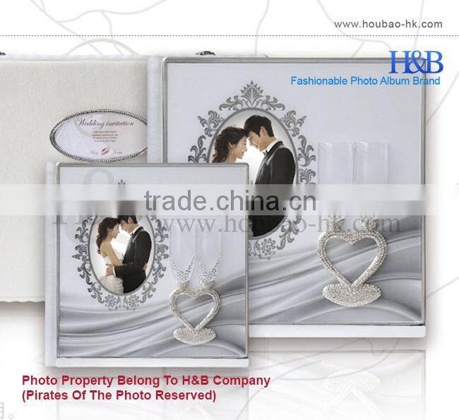 H&B NEW STYLE 12*12 acrylic cover beautiful photo albums for babies