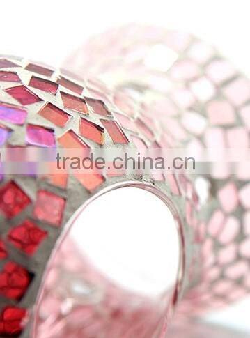 Beautiful Mosaic Glass Incense Burner/Candle Holder