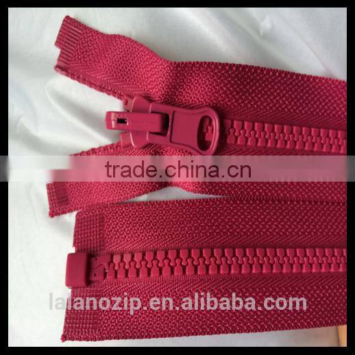 NO.5 Closed end navy plastic zipper for colorful sweater