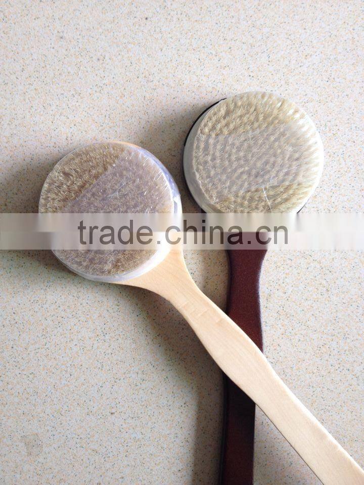 Wooden bath brush