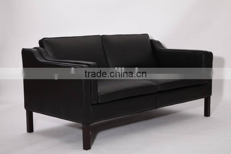 Black couch living room sofa borge mogensen sofa leather wholesale