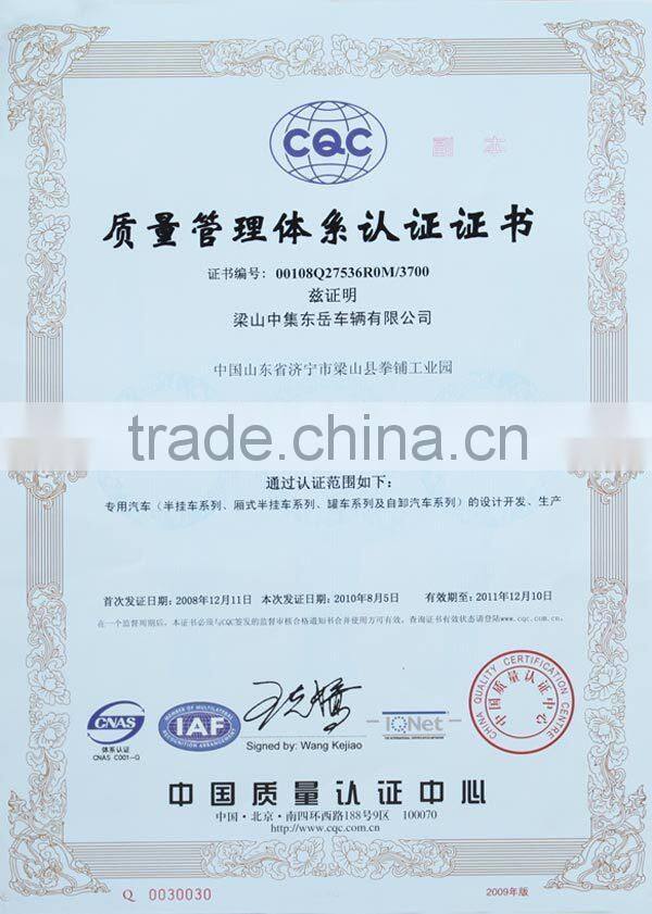 China CIMC Manufacturer Stake Fence Body 3 Axle Cargo Truck Trailer