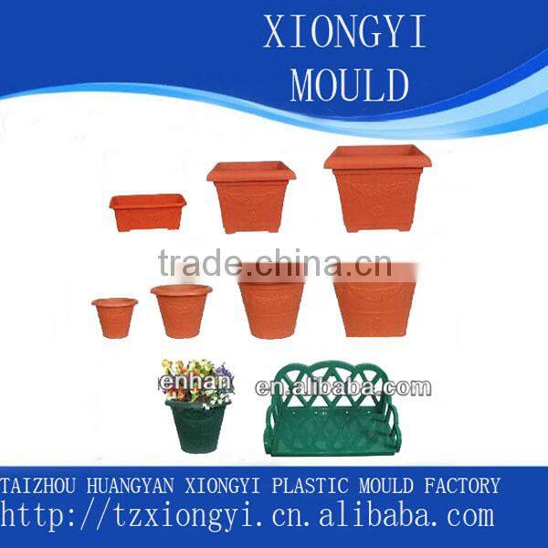 custom EU standard plastic fashional garden flowerpot mould manufacturer