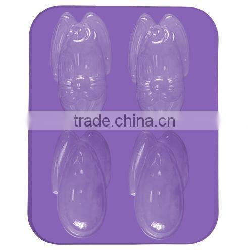 Easter holiday rabbit silicone mould