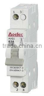 AUQ1 din rail mounting 32A Changeover Switch