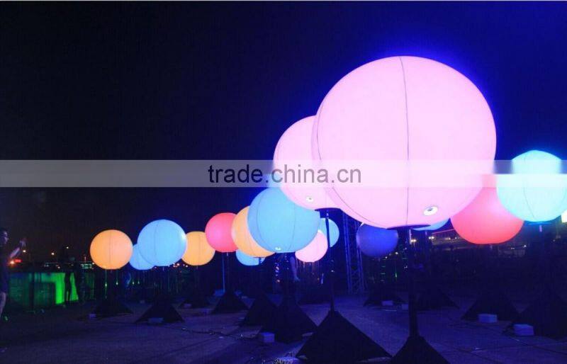 Inflatable led decorations led inflatable star with stand for party/event deocartions