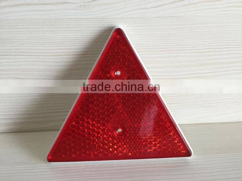 Top sale truck triangle colorful plastic warning reflectors