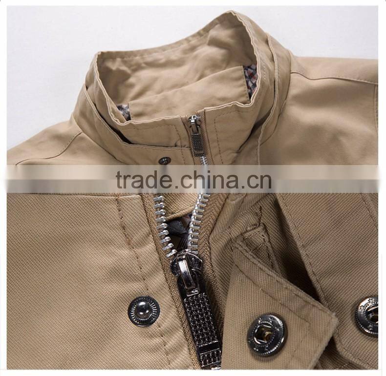 Fashion custom design cotton jacket wholesale men bomber jacket, winter jacket