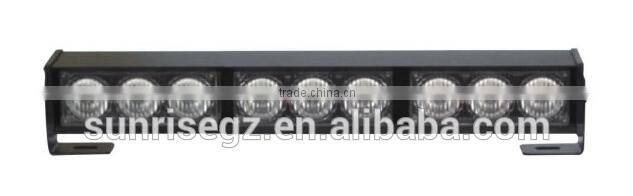 Emergency Vehicle LED Traffic Advisor Strobe Light bar, LED Directional Warning Strobe Light Bar(SR-DL-166-3)1W Top Bright LED