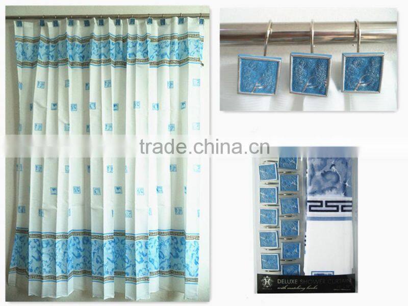 Factory can supply directly Lovely shower curtain waterproof;hand crafted shower curtain