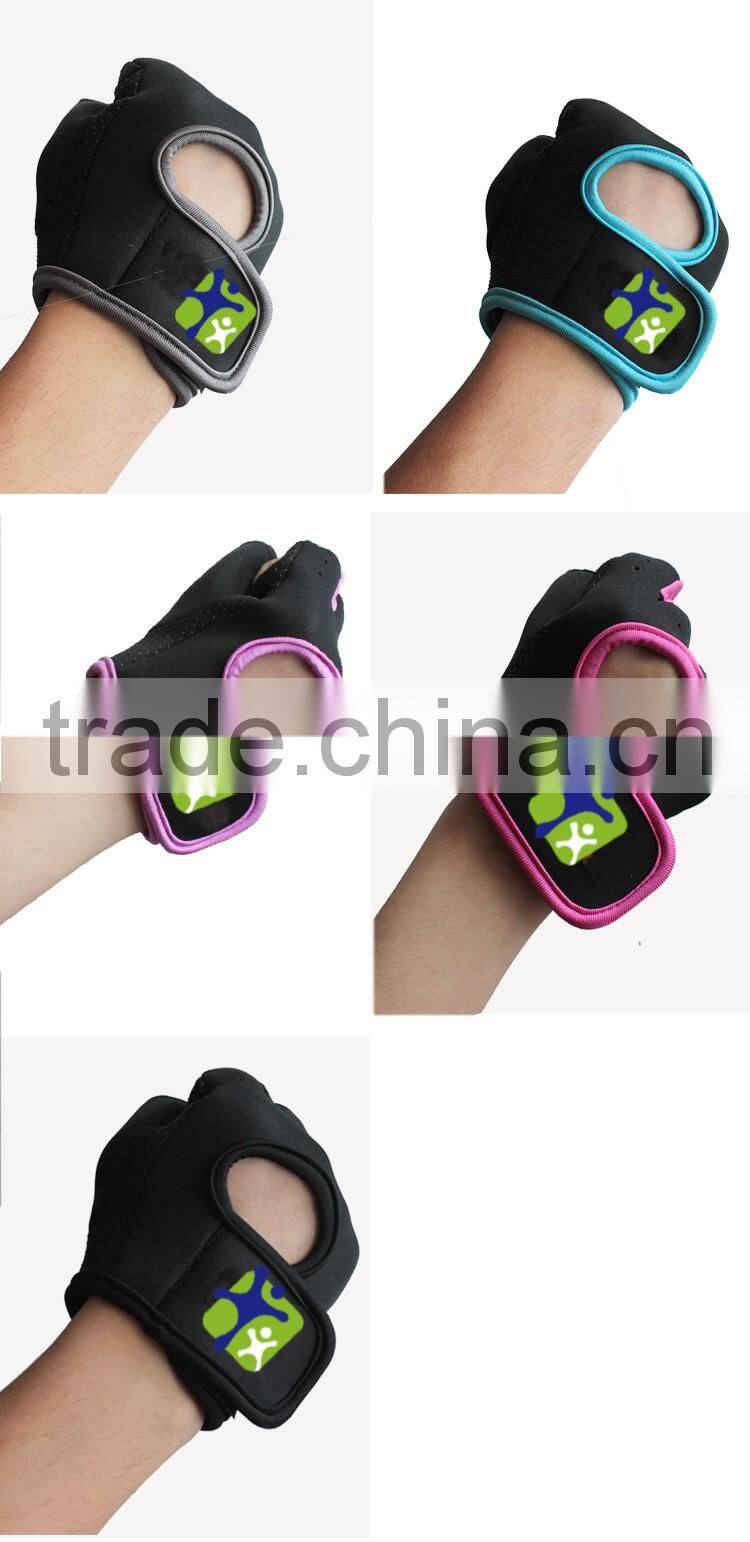 Outdoor sports gloves, half finger cycling fitness for men and women 5 colors gloves, climbing gloves slip breathable riding