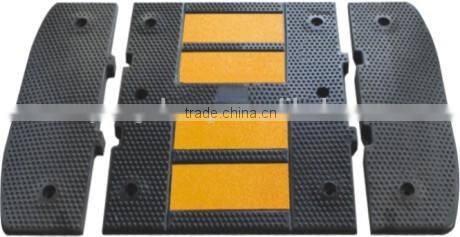 Traffic Safety Recycled Rubber Speed Hump