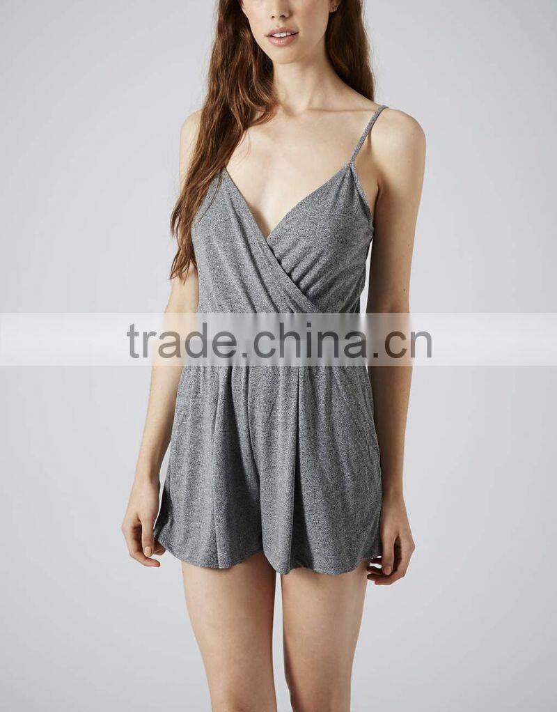 New Arrival Petite Wrap Jersey Playsuit ! Sexy Woman Clothes
