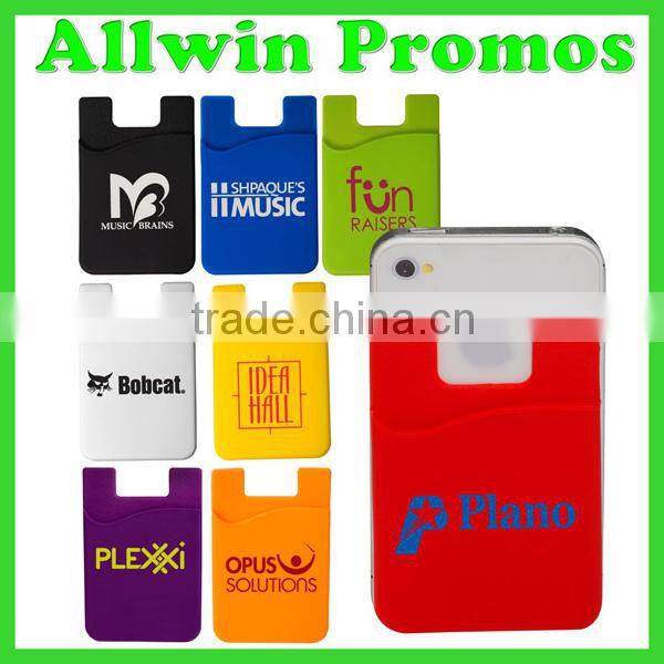 Promotional Silicone Smart Card Wallet 3M Sticky
