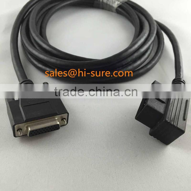 16 pin obd-ii cable male right angle to 26 pin d-sub cable for universal car diagnostic computers