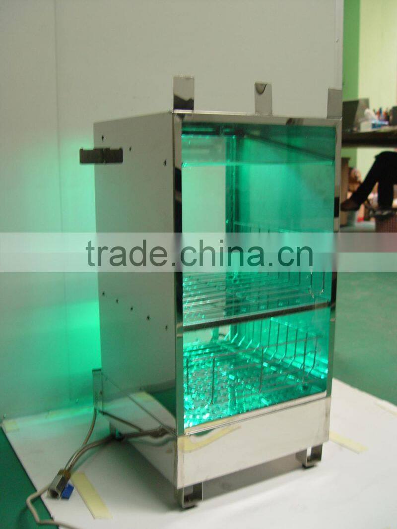 electric hot dog bun maker steamer machine warmer cart with CE