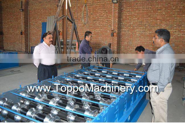 Hebei Trapezoidal Colored Metal Wall Panel Roll Forming Machine Building and Construction Equipment