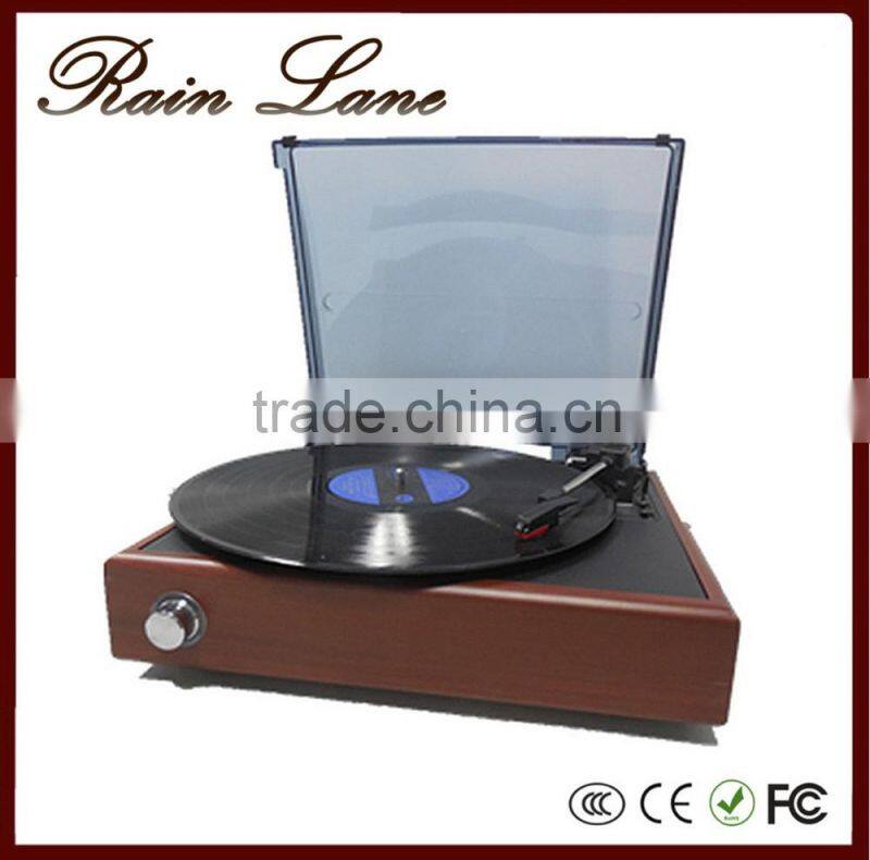 Rain Lane Antique Turntable Convert Lp Record To CD Record Player Wholesale
