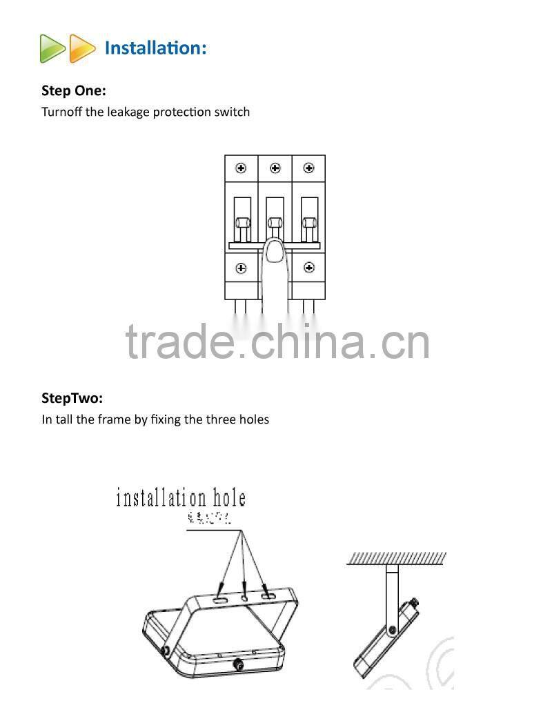 New design 10W IPAD LED Flood Light for Outdoor Lighting