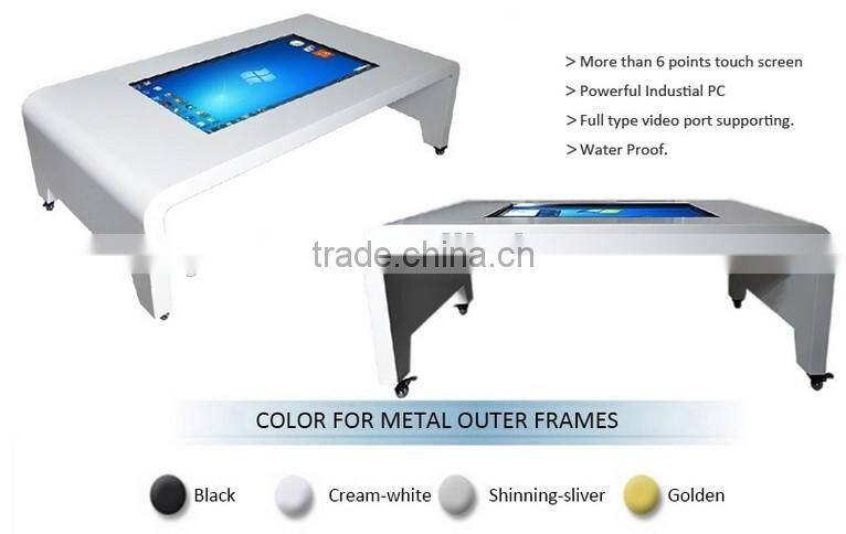 65inch information table kiosk for the Coffee house