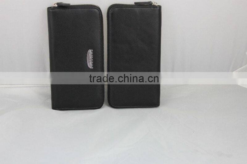 Best selling Leather Men's wallet,pu leather wallet, custom Genuine Leather wallet