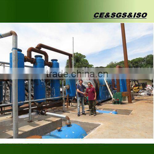 High tech 10 tons waste rubber recycling plant from shangqiu sihai