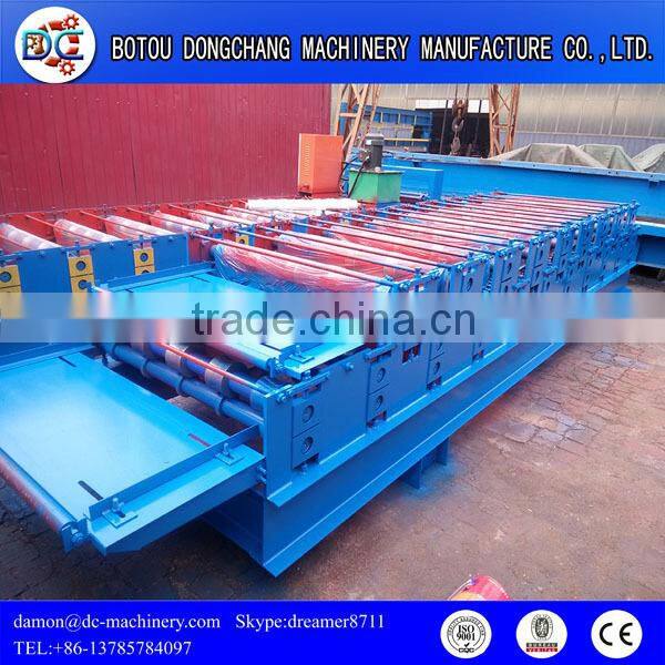 Dongchang Snapping up Aluminum Metal Glazing Roof Plate Roll Forming Machine