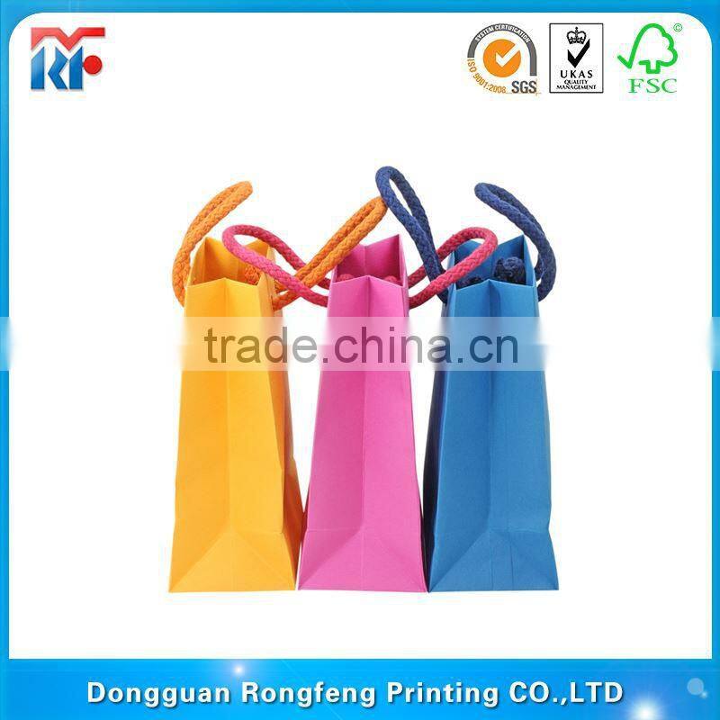 oem production customized kraft paper bag