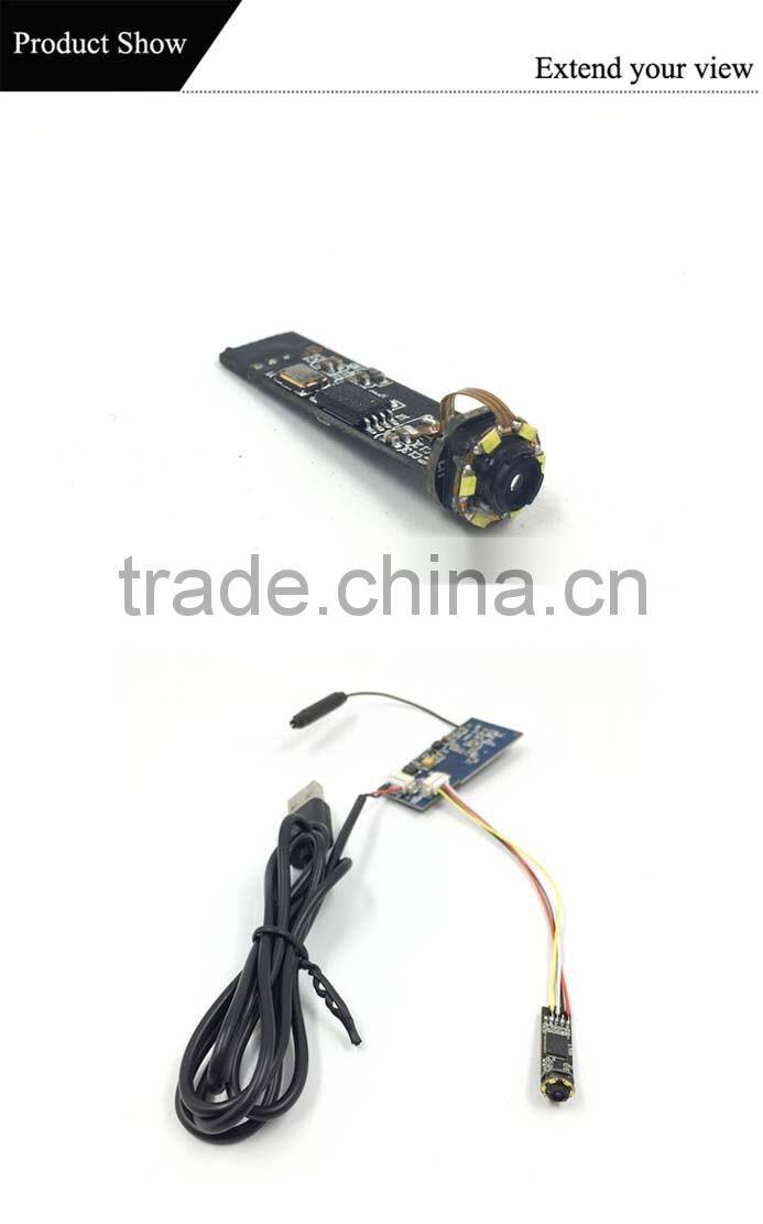 50cm~infinity focusing distance 7mm wifi camera module for surveillance
