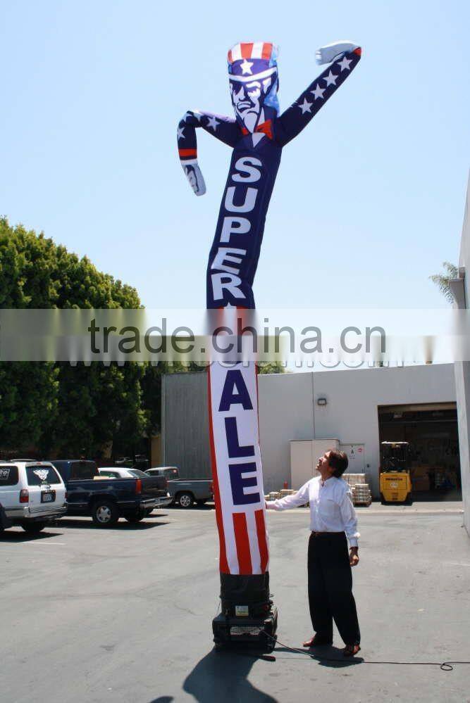 logo printing inflatable funny air dancer F3042