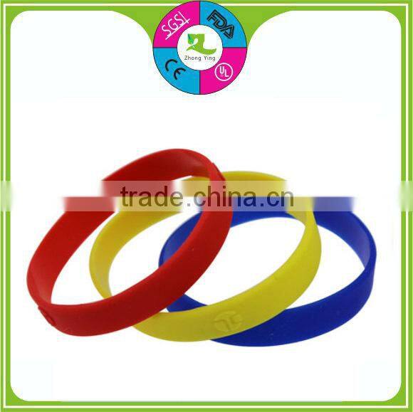 2015 OEM ST silicone wrist band/personalized silicone bracelet/silicone rubber bracelet
