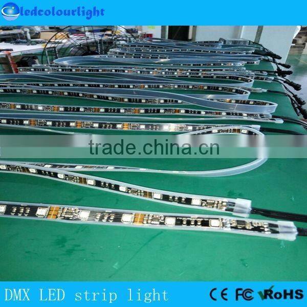 Indoor&outdoor DC12V 15mm width DMX RGB flexible strip light