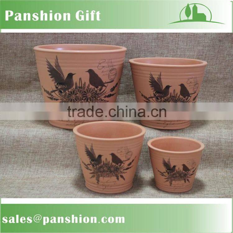 Handmade ceramic garden flower pot