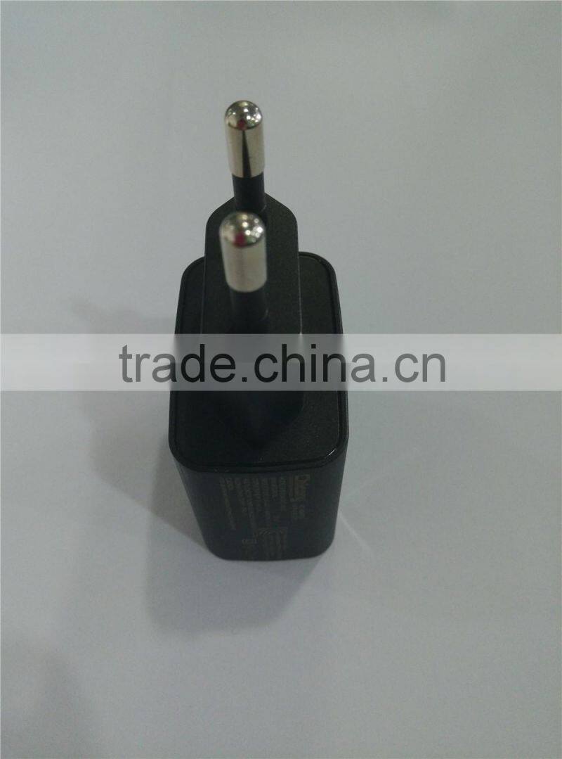 Original packing EU Plug Chicony AC ADAPTER W12-010N3D 5V 2A with USB port for mobile phone use