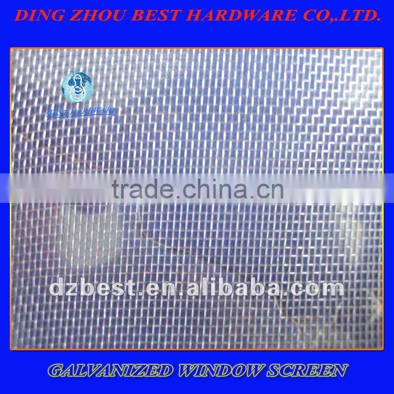 hot sale galvanized iron wire window screen and neting
