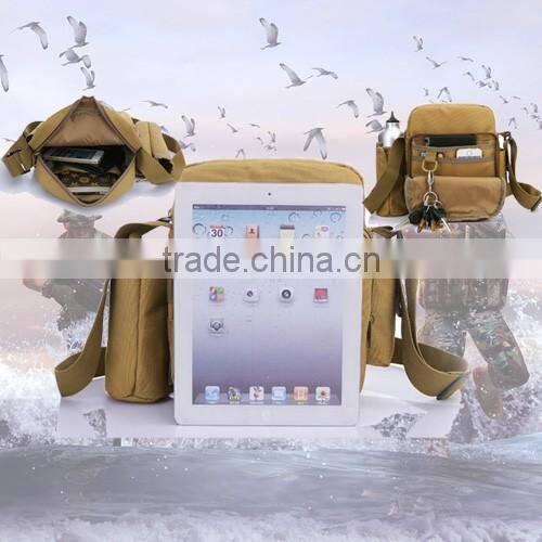 Military Canvas Mussette Bag army Messenger Bag with high quality