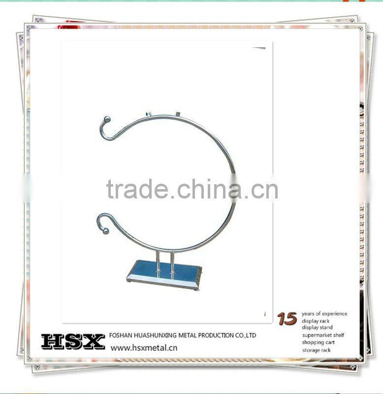 newest design foldable hanging clothes rack for shopping mall