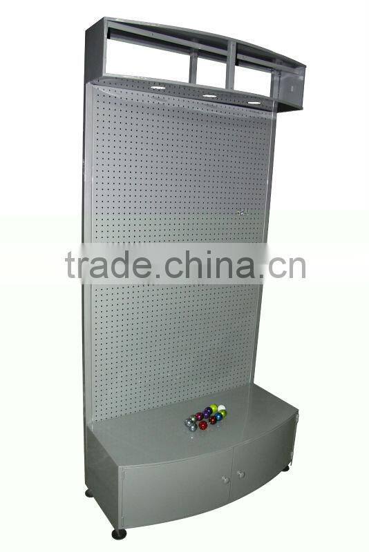 foshan best selling metal post carpet display stand for store