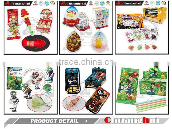 Colourful Fruit Flavour Sour Bubble Gum